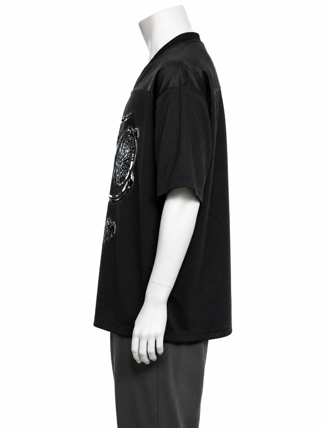 FUQAFOOTBALLLEAGUE ® Oversized Mesh V-Neck Soccer Jersey