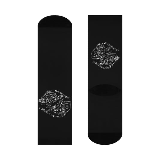 Fuqa logo Socks BLK