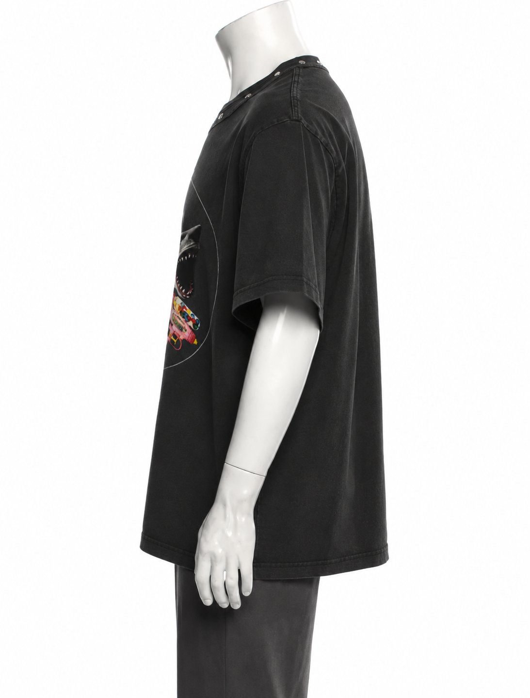 Fivengchy ® Washed Boxy Studded T-Shirt