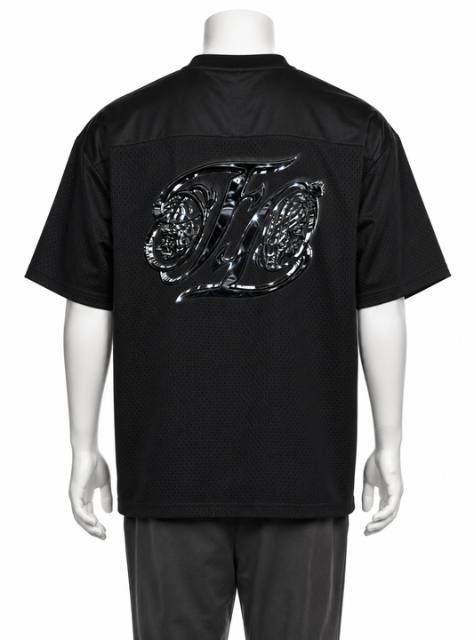 FUQAFOOTBALLLEAGUE ® Oversized Mesh V-Neck Soccer Jersey
